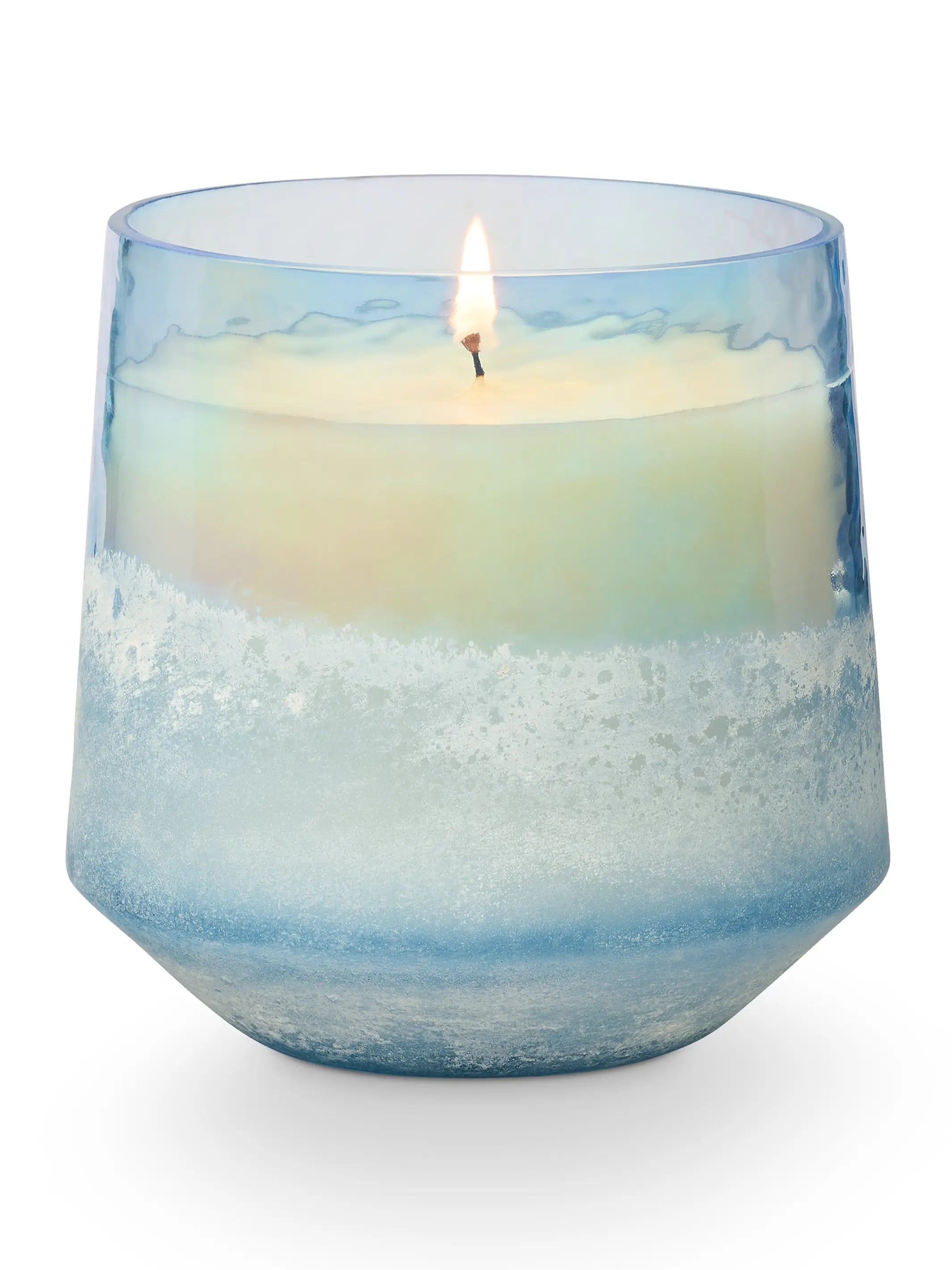 Baltic Glass Candle - Light Blue - Image 2