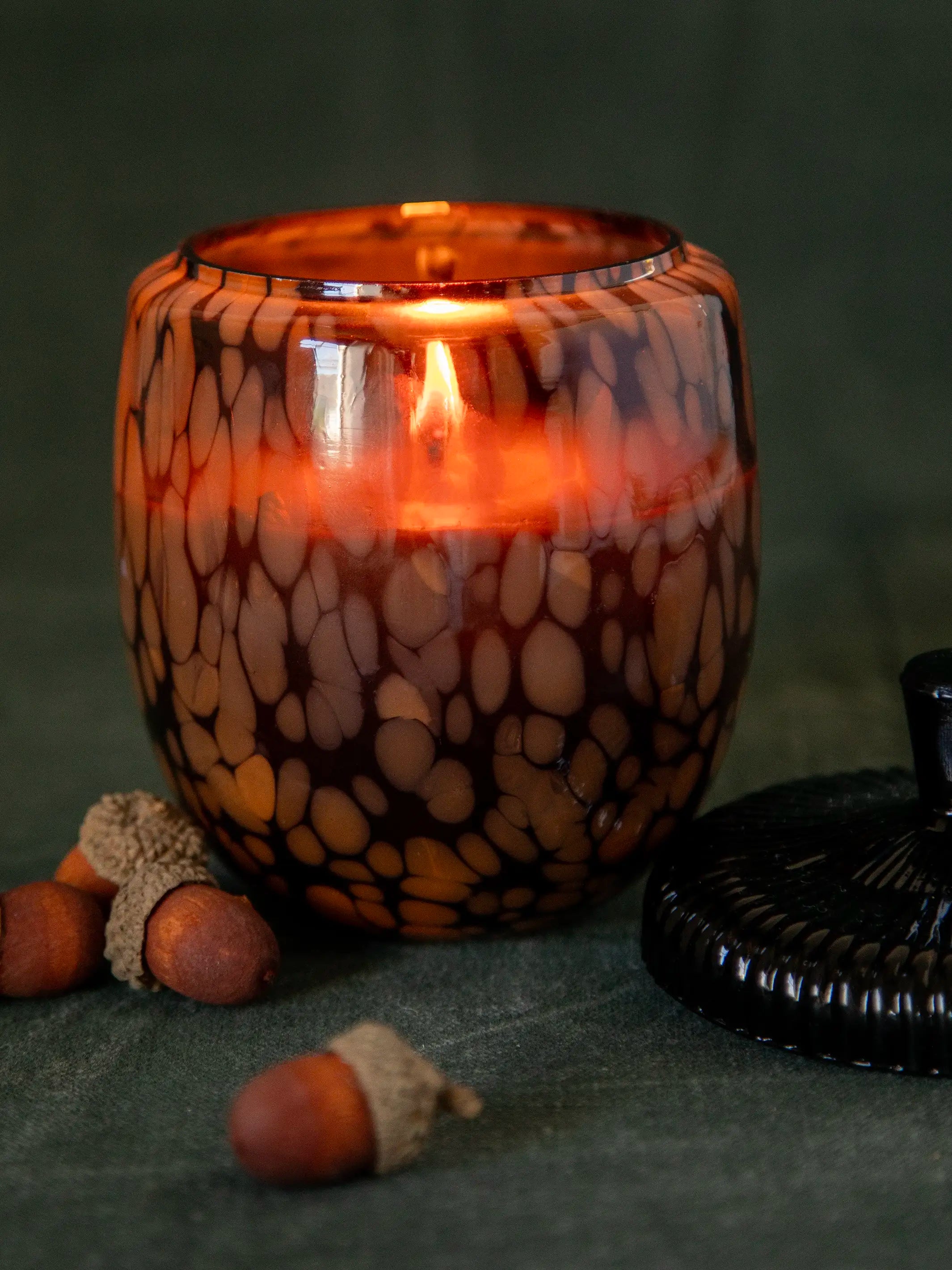 Glass Acorn Candle - Image 3