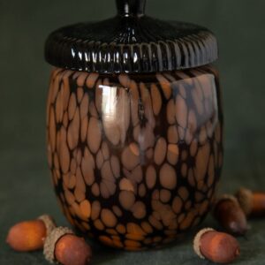 Alternative view of Glass Acorn Candle