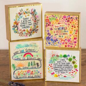 Alternative view of Tiny Block Keepsake - Will Not Stress