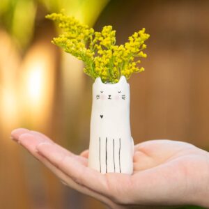 Alternative view of Cutest Little Bud Vase - Cat