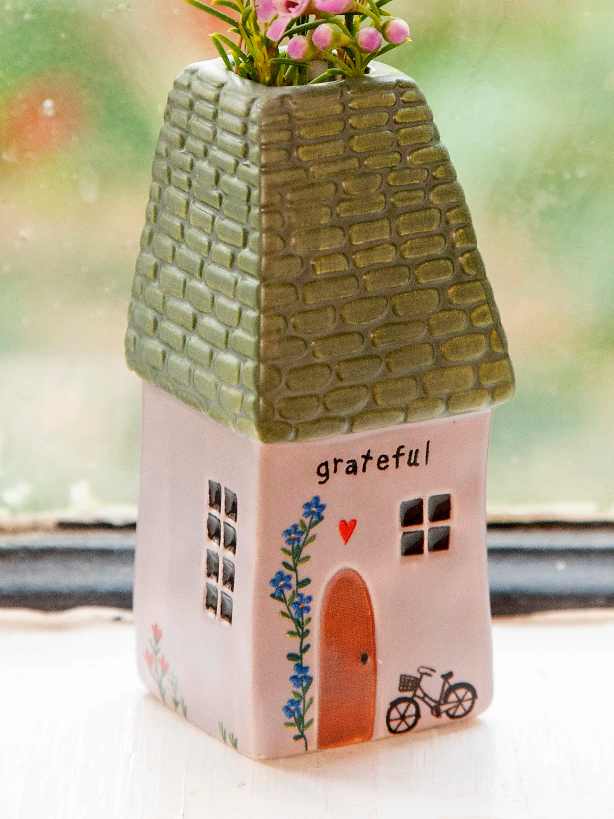 Cottage Bud Vase - Grateful - Image 2