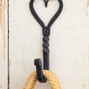 Alternative view of Iron Wall Hook - Heart
