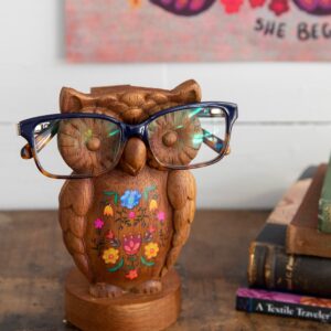 Eyeglass Holder Stand - Owl