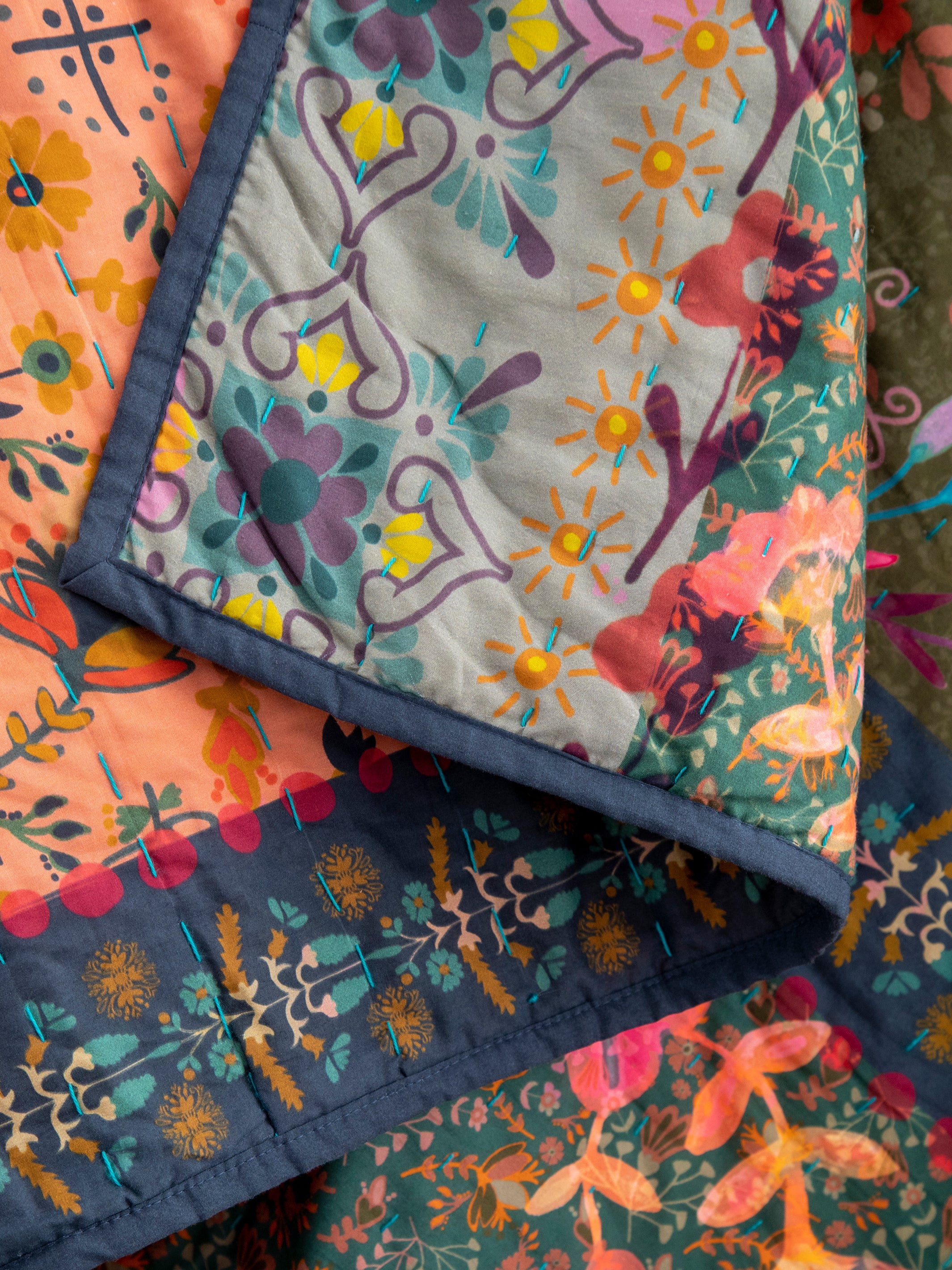 Bungalow Reversible Cotton Quilt - Maia - Image 4