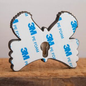 Alternative view of Adhesive Wooden Wall Hooks, Set of 2 - Flower