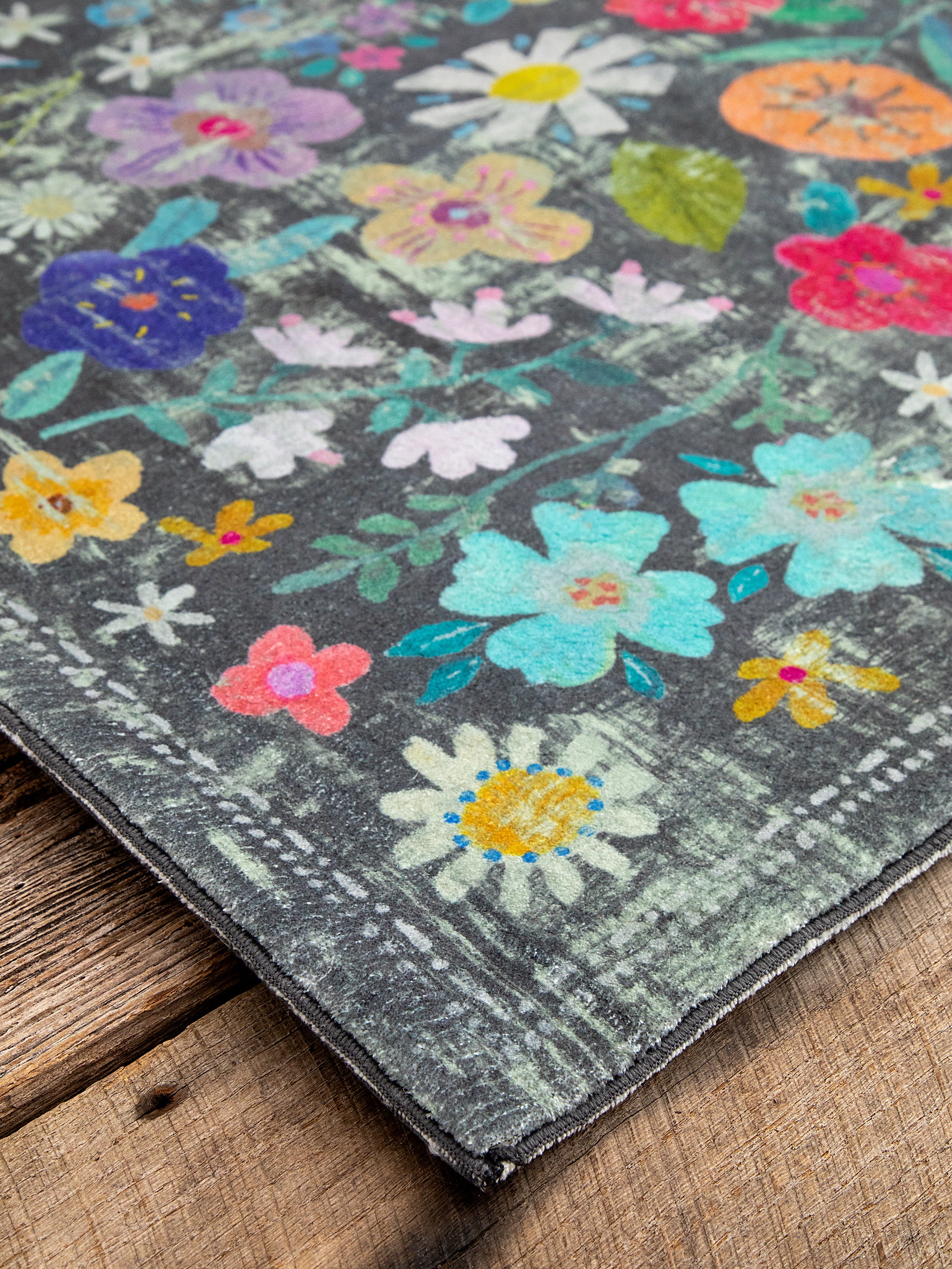 Chenille Rug, 2' x 3' - Wildflower - Image 2